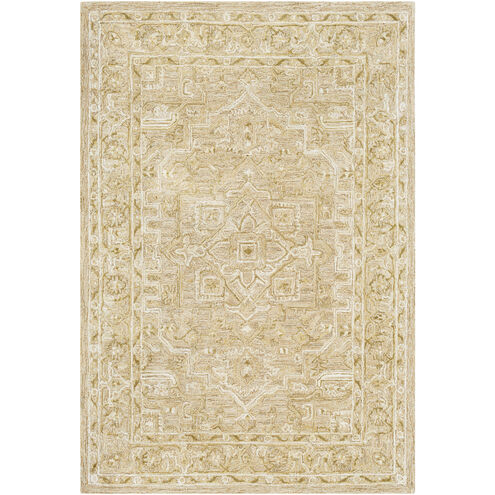 Shelby 108 X 84 inch Light Olive/Olive/Brown/Light Beige/Slate/Tan Handmade Rug in 7 x 9, Rectangle