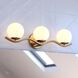 Monticello 3 Light 22 inch Muted Brass Bathroom Light Wall Light