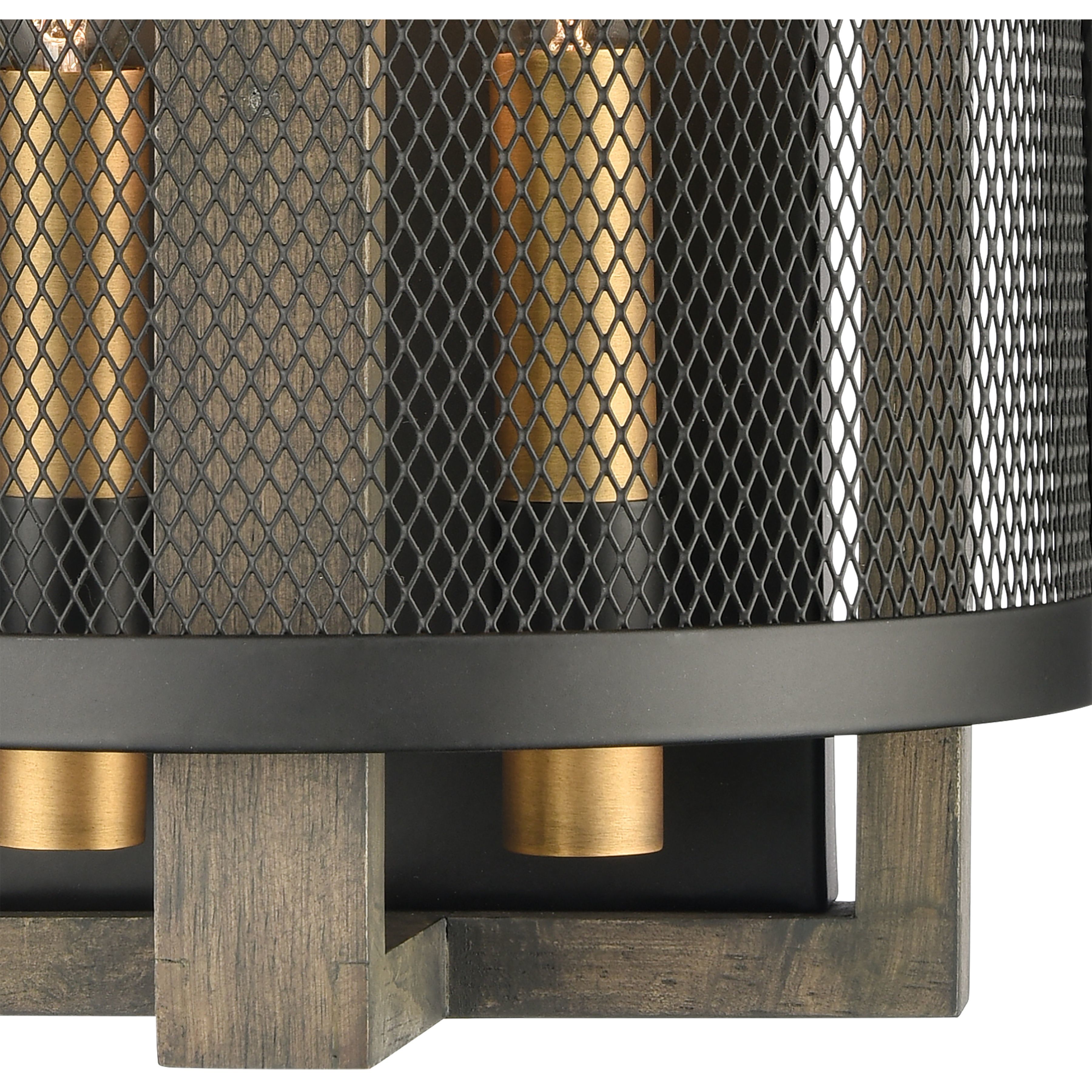 Woodbridge 2 Light 8 inch Matte Black Sconce Wall Light