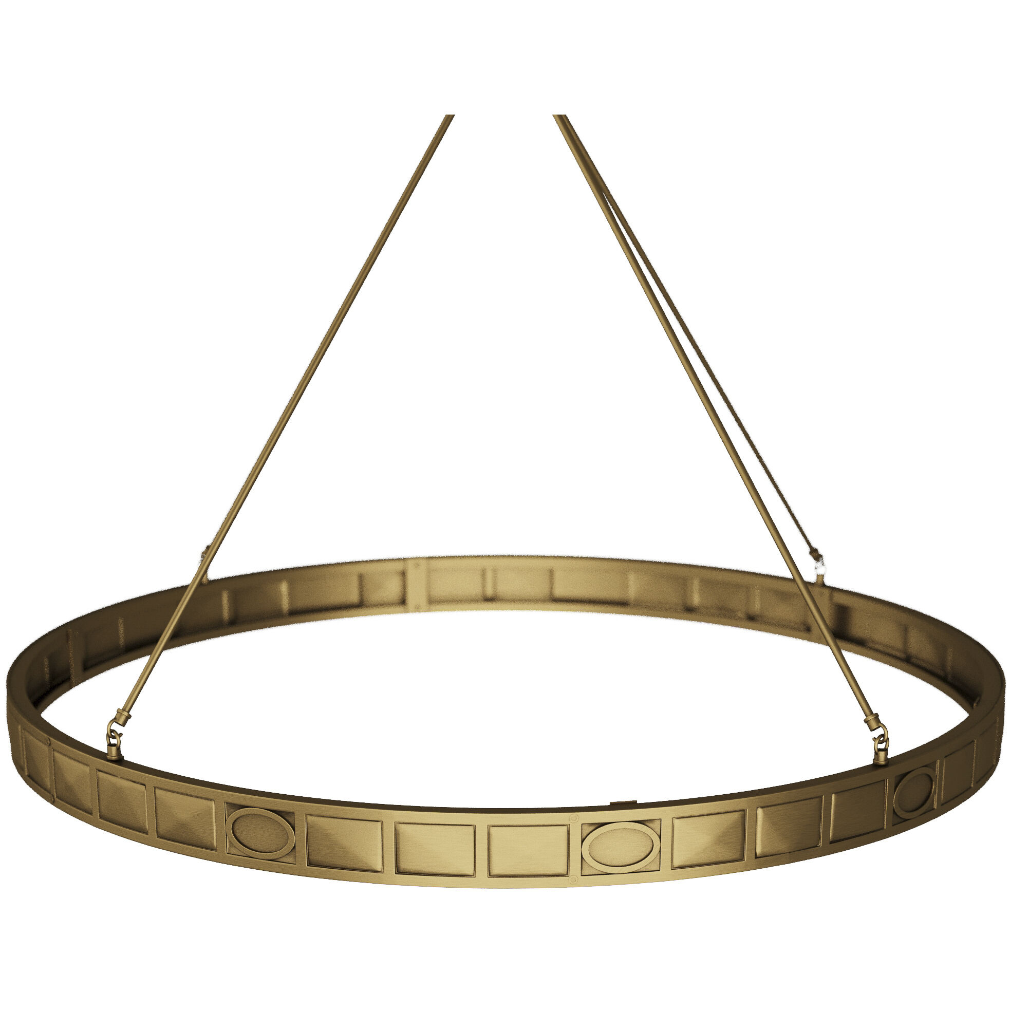 Empire 1 Light 38.5 inch Antique Brass Chandelier Ceiling Light