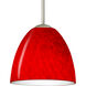 Sasha LED Satin Nickel Cord Pendant Ceiling Light