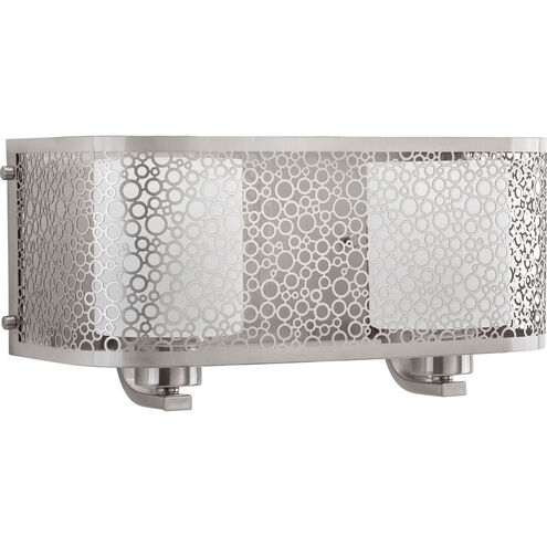 Mingle 2 Light 15 inch Brushed Nickel Bath Vanity Wall Light
