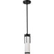 Roselle 3.75 inch Matte Black Pendant Ceiling Light