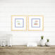 Waterside Blue and Brown Framed Art, Propac