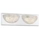 Modern Ice LED 16 inch Chrome Bath Light Wall Light