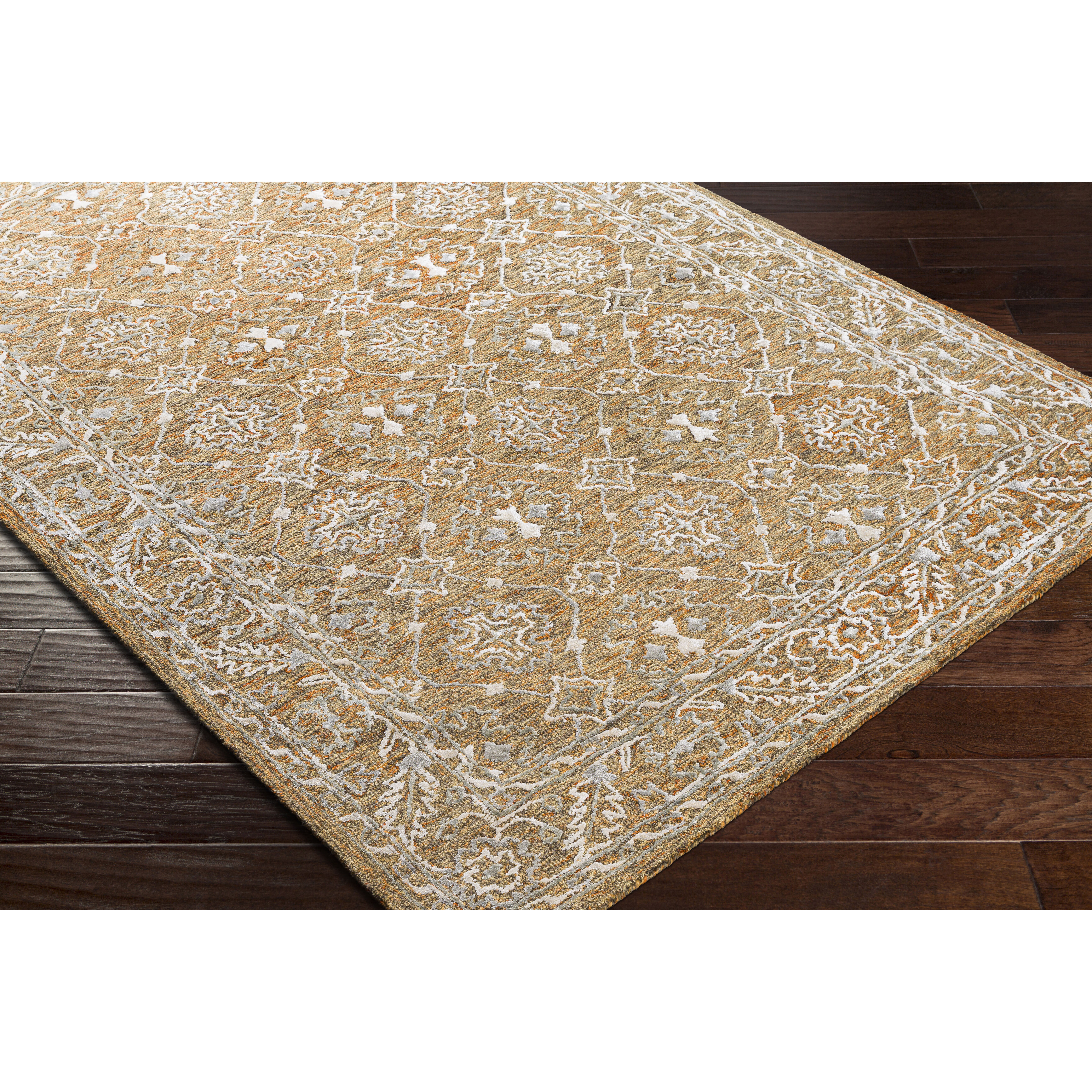 Shelby 36 X 24 inch Sage Rug in 2 x 3, Rectangle