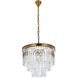 Sydney 9 Light 20 inch Satin Gold Chandelier Ceiling Light