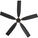 Bodin 64 inch Heritage Brass with Matte Black with Matte Black Blades Smart Fan