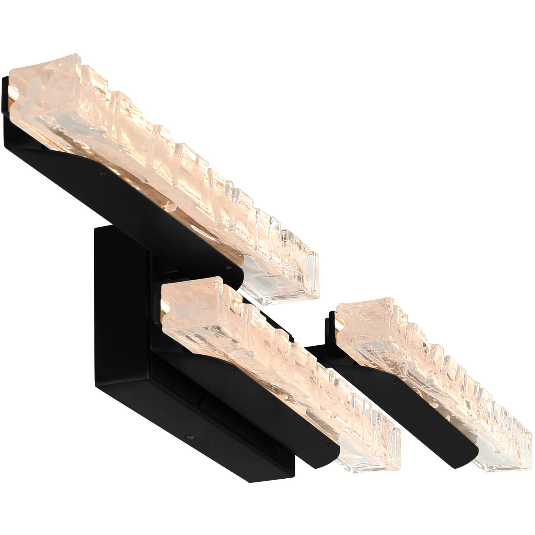 Valira LED 35.5 inch Black Vanity Light Wall Light