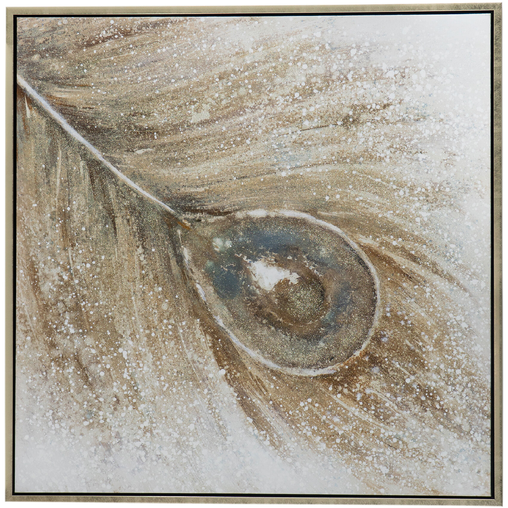 Anita Blue/Champagne Wall Art