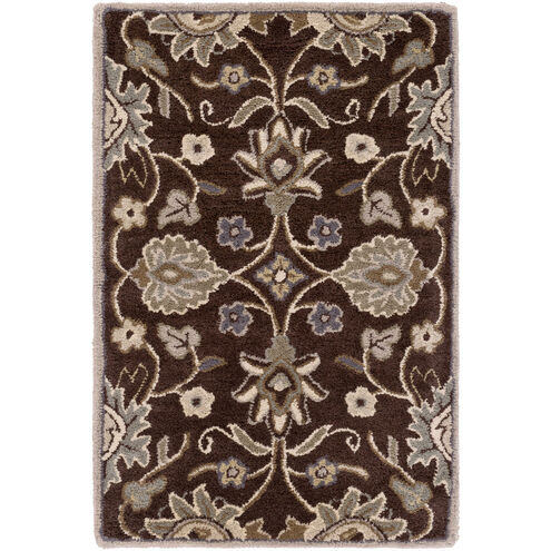 Edda 48 X 48 inch Dark Brown/Taupe/Khaki/Medium Gray/Charcoal Rugs, Wool