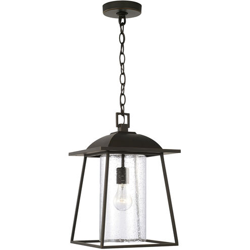 Durham 1 Light 10.5 inch Oiled Bronze Outdoor Hanging Lantern