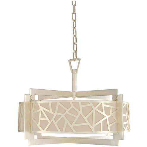 Miramar 5 Light 26 inch Rose Silver Convertible Pendant Ceiling Light