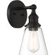 Barwell 1 Light 6 inch Coal Black Wall Sconce Wall Light