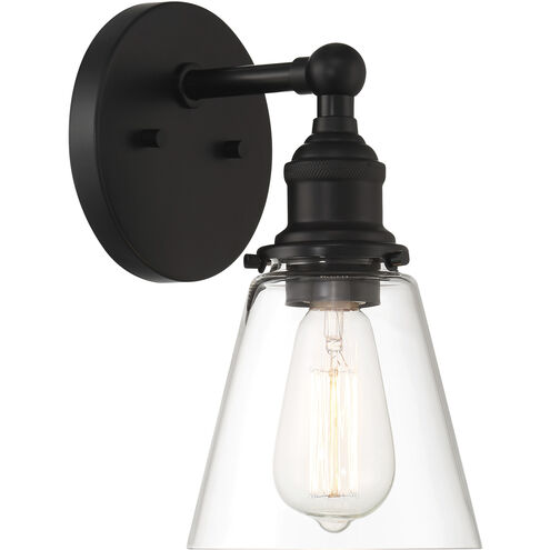 Barwell 1 Light 6 inch Coal Black Wall Sconce Wall Light