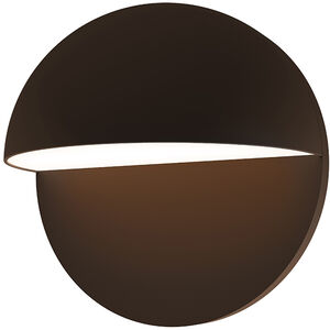 Mezza Cupola LED 8 inch Textured Bronze Sconce Wall Light