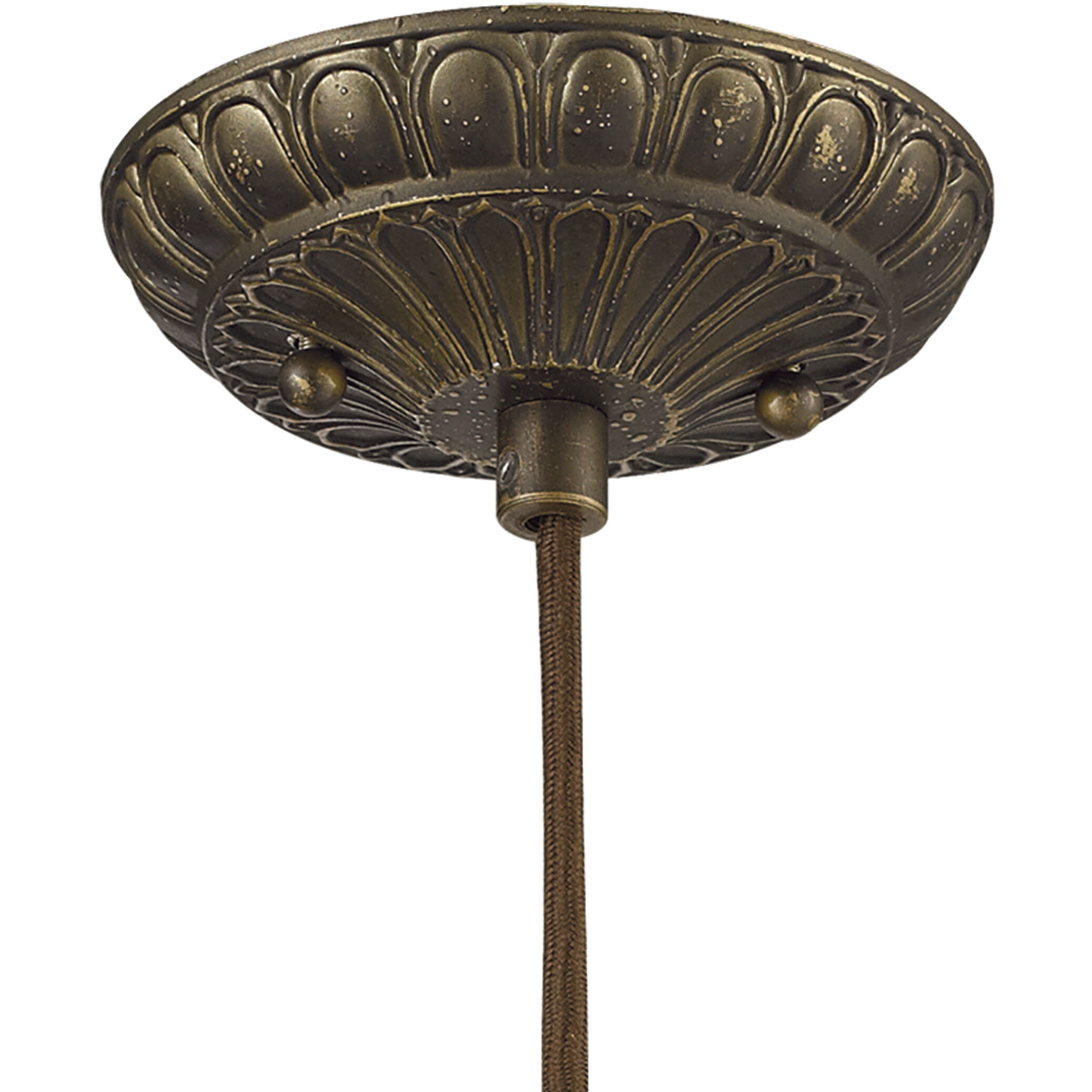 Elizabethan 1 Light 6 inch Dark Bronze Mini Pendant Ceiling Light