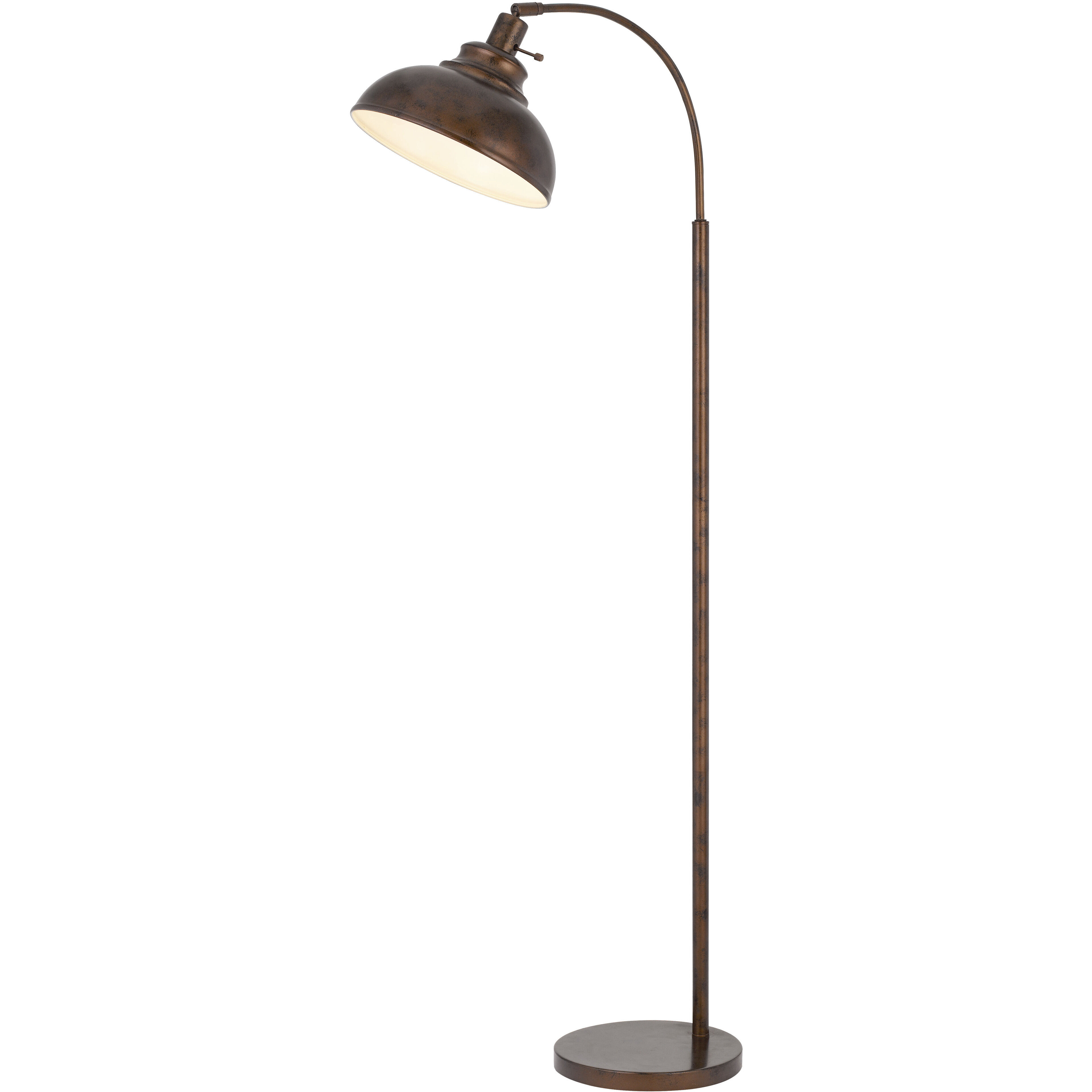 Dijon 61 inch 60.00 watt Rust Floor Lamp Portable Light