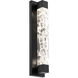 Terra 1 Light 20 inch Black Vanity Bath Light Wall Light