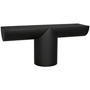 T 72 X 20.5 inch Matte Black Console