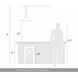 Vistara 1 Light 19.75 inch Sand White Pendant Ceiling Light