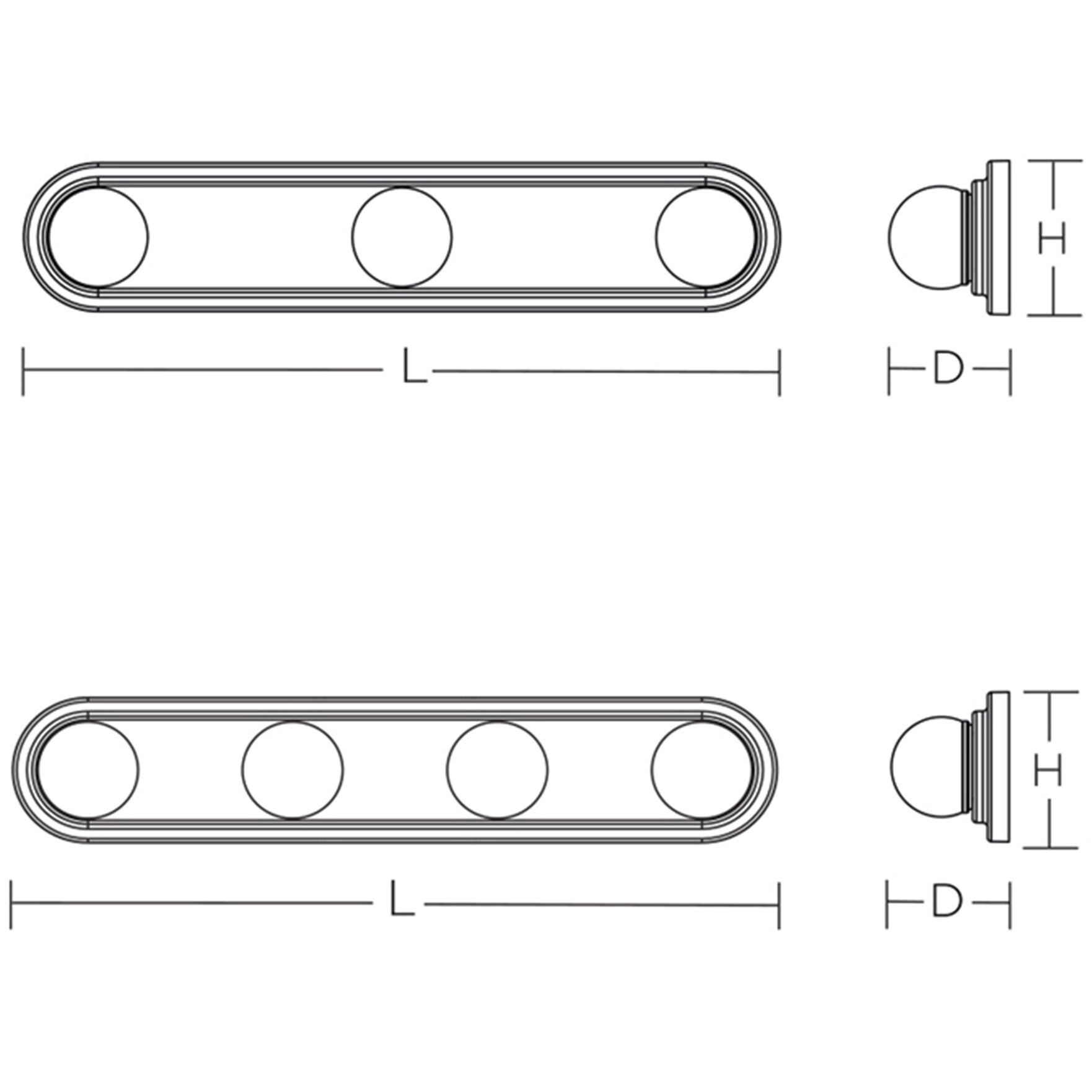 Hollywood LED 24.02 inch Satin Nickel Bath Vanity Wall Light