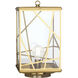 Michael Berman Bond 1 Light 22.5 inch Modern Brass Convertible Post Lantern, Convertible to Pier Mount
