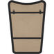 Kateri 28 X 20 inch Matte Black Wall Mirror
