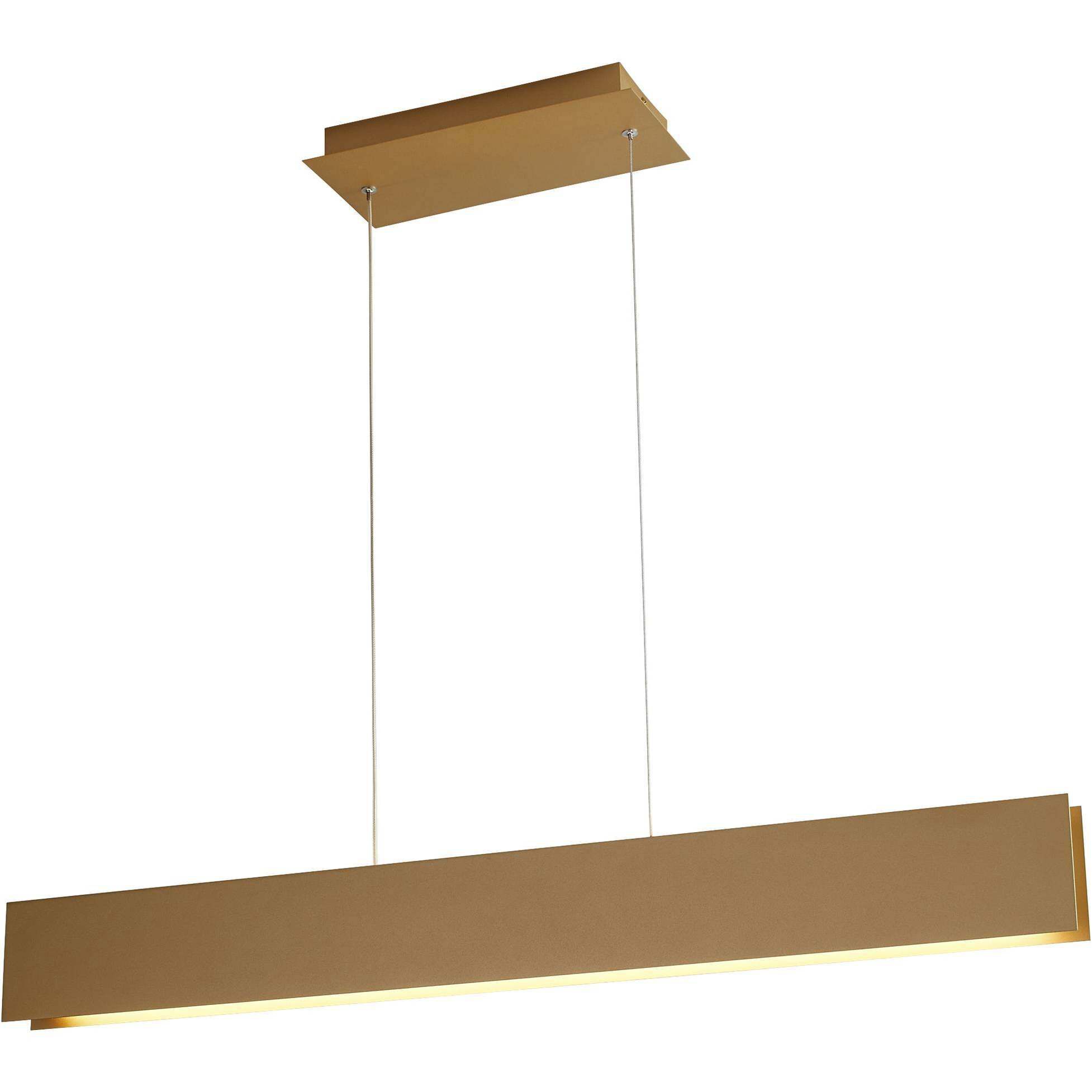 Brio 1 Light 2 inch Powdered Gold Pendant Ceiling Light
