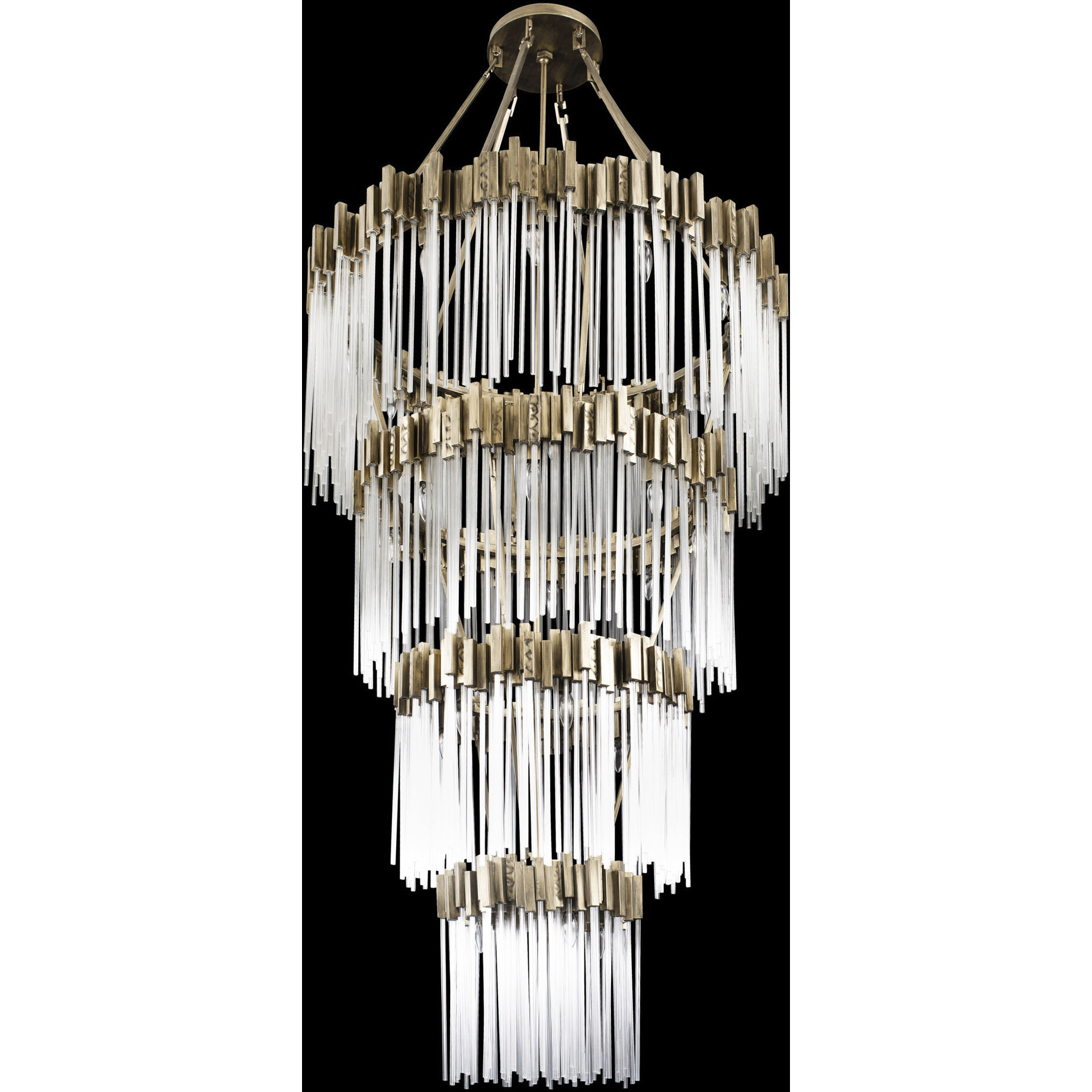 Matrix 30 Light 40 inch Havana Gold Chandelier Ceiling Light
