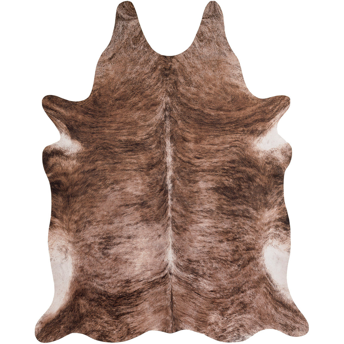 La Pampa 93 X 75 inch Dark Brown/Ivory/Taupe Rugs