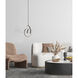 Jase LED 11 inch Matte Black Chandelier Ceiling Light