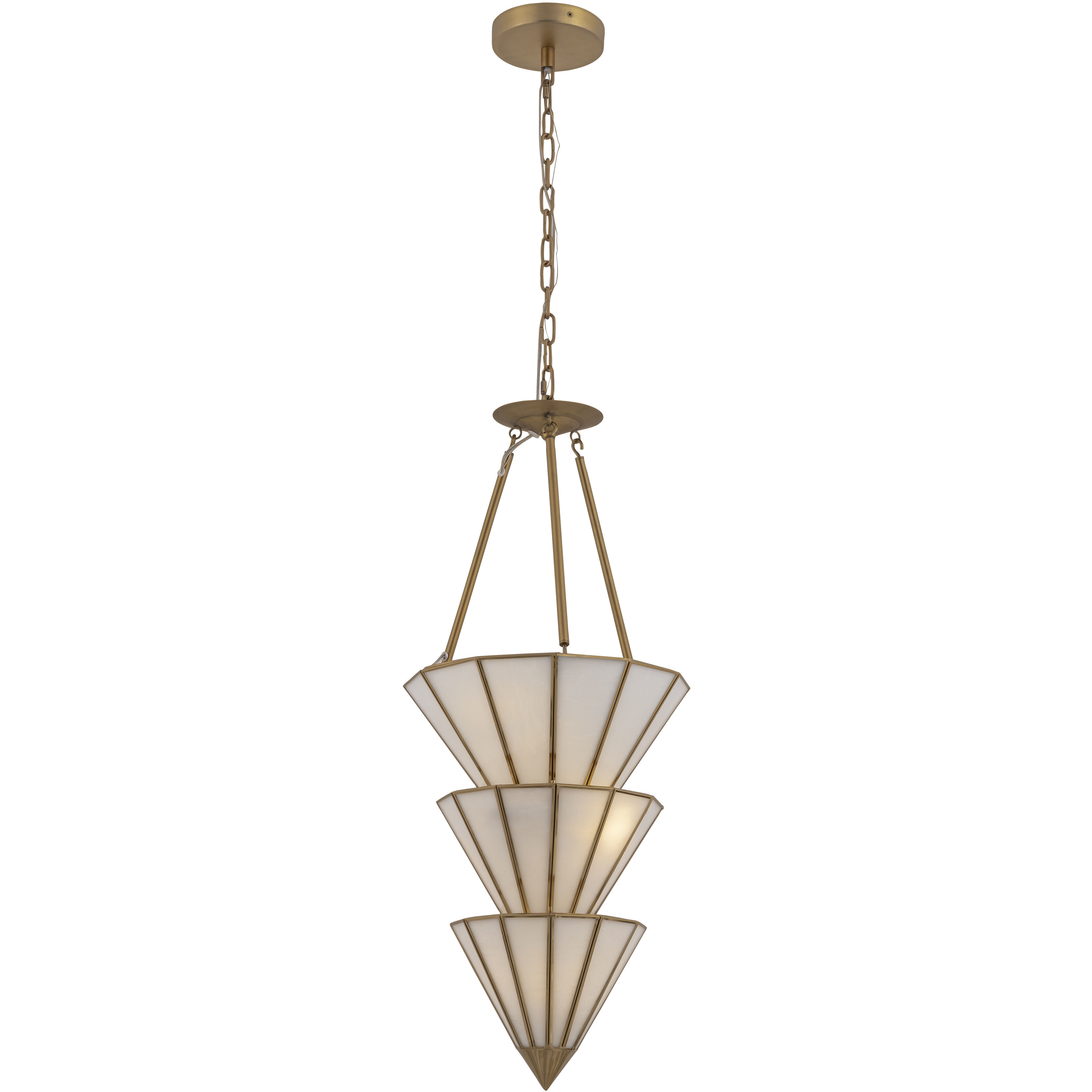 Jaxen 5 Light 14.25 inch Legacy Brass Pendant Ceiling Light
