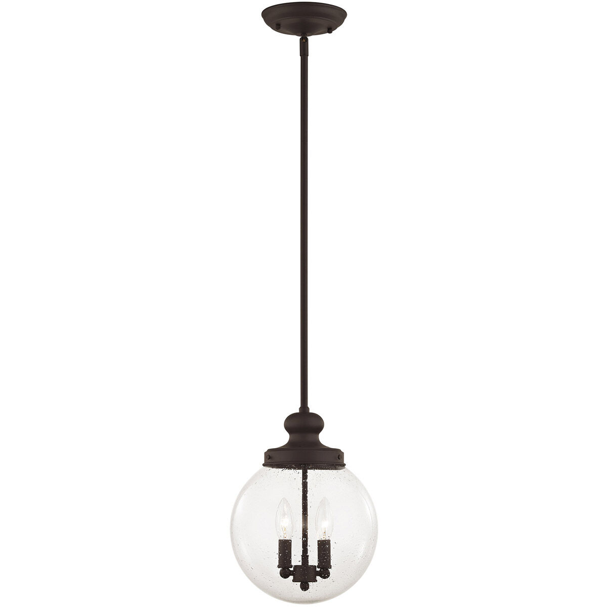 Northampton 2 Light 10 inch Bronze Pendant Ceiling Light