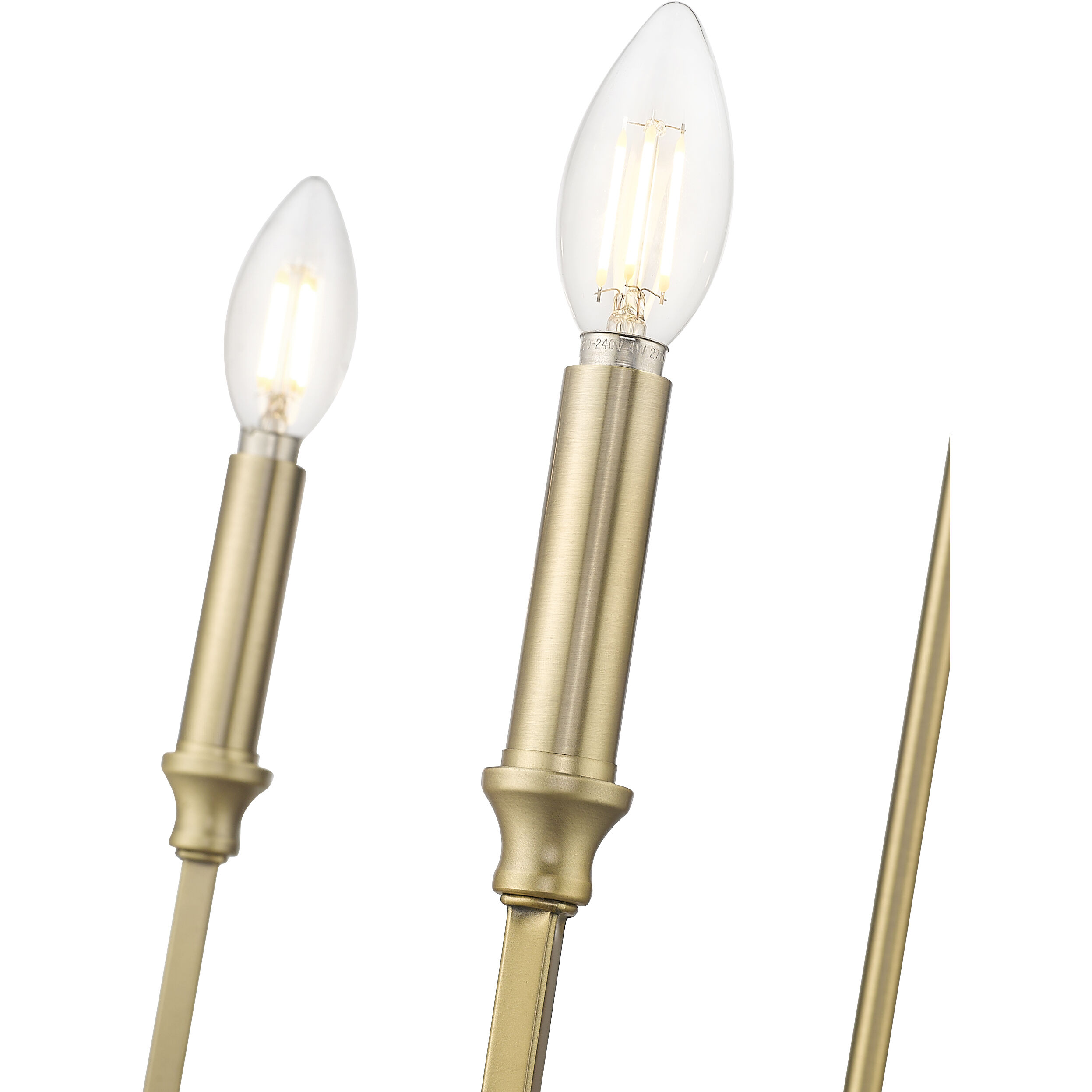 Azara 6 Light 32 inch Vintage Brass Chandelier Ceiling Light