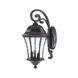 Waverly 3 Light 20 inch Black Coral Exterior Wall Mount