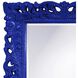 Barcelona 46 X 32 inch Glossy Royal Blue Wall Mirror