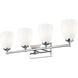 Oren 4 Light 31 inch Chrome Bath Vanity Light Wall Light
