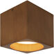 Bosco 5 inch Natural Oak Flush Mount Ceiling Light