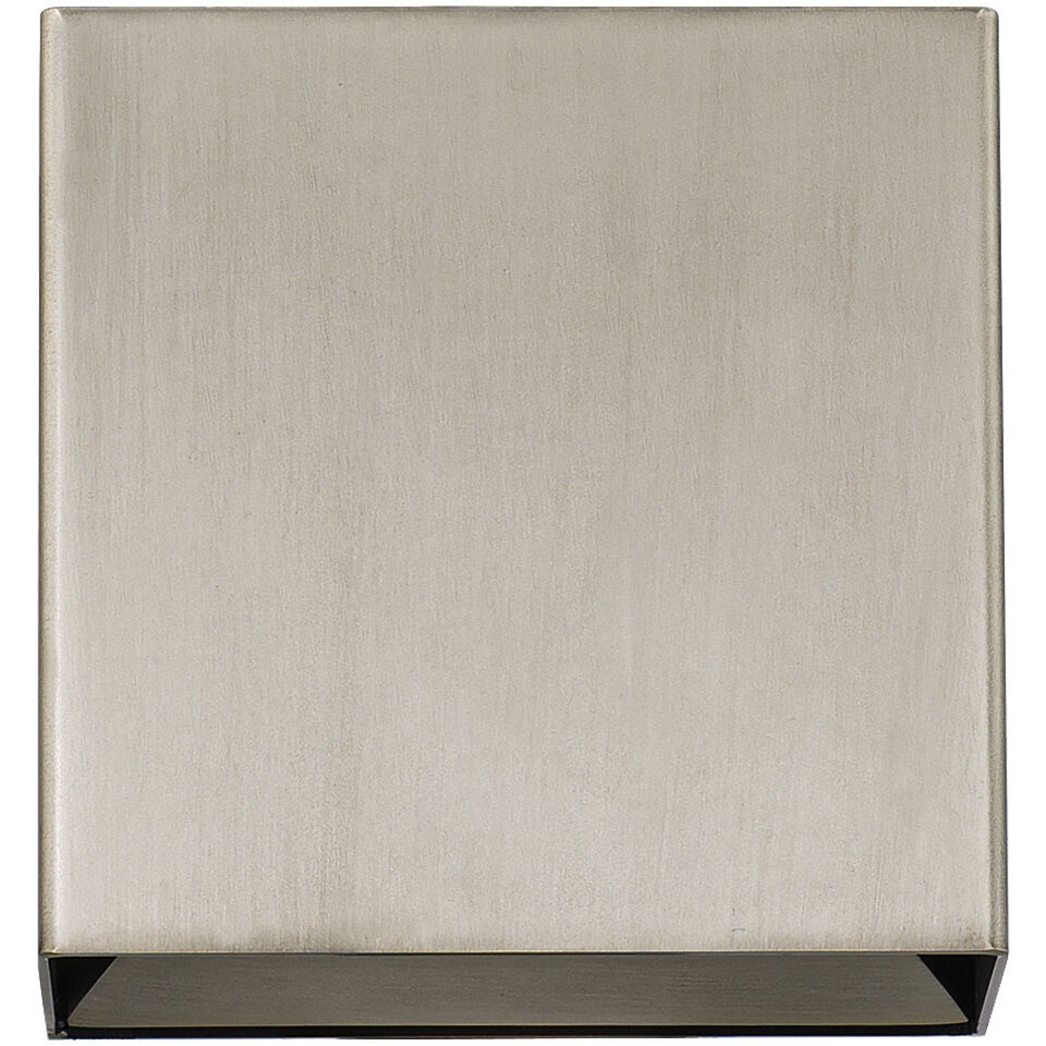 Boxi Wall Sconce Wall Light in 3000K, Brushed Nickel, dweLED