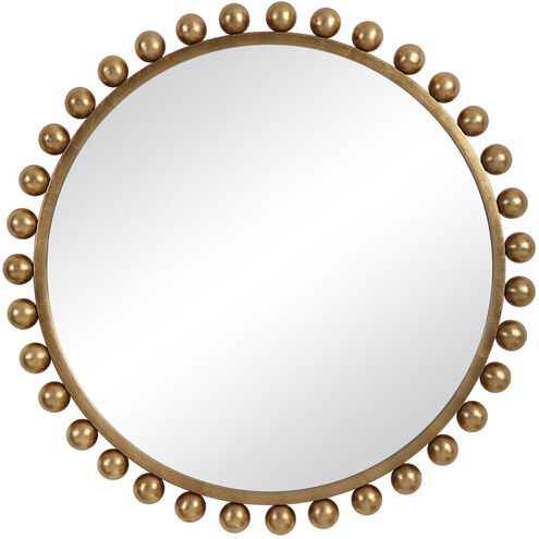 Cyra 44 X 44 inch Metallic Gold Leaf Wall Mirror
