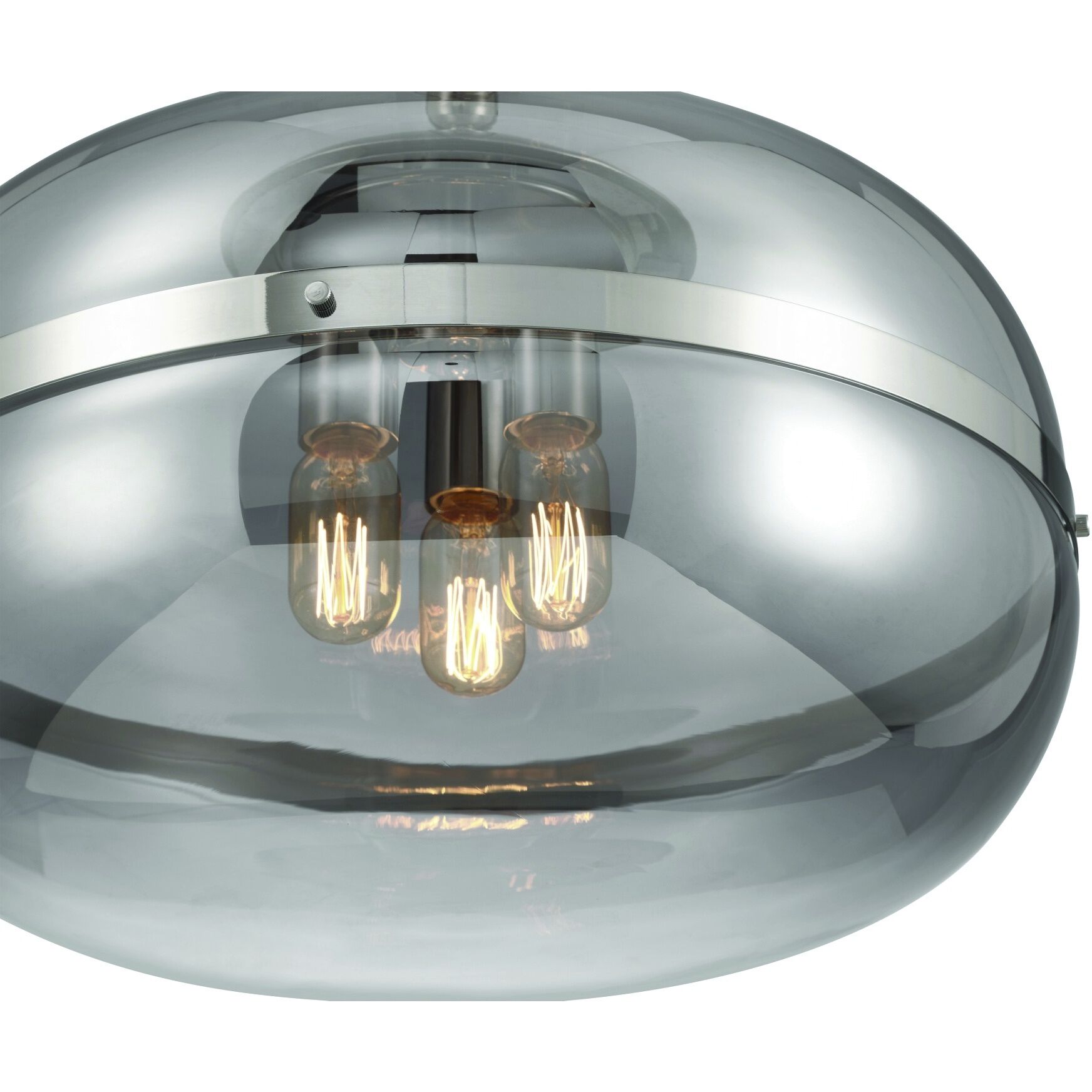 Nottingham 3 Light 19.75 inch Polished Nickel Pendant Ceiling Light