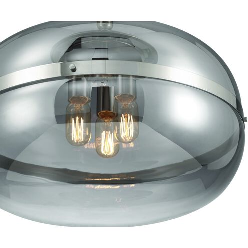 Nottingham 3 Light 19.75 inch Polished Nickel Pendant Ceiling Light