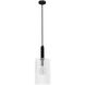 Gatz 1 Light 10 inch Matte Black Pendant Ceiling Light