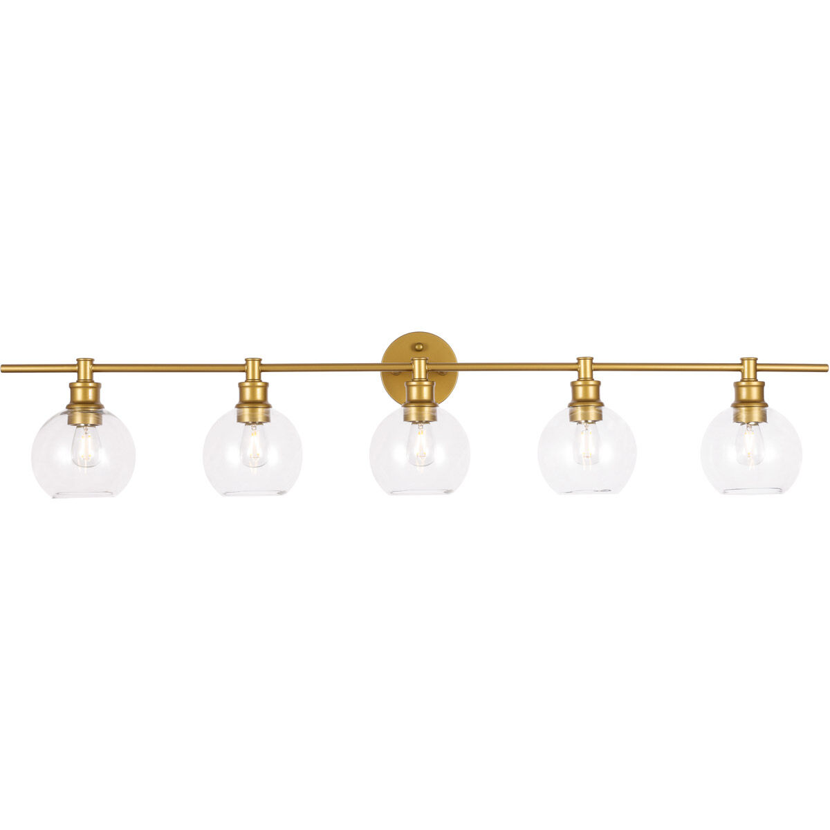 Collier 5 Light 47 inch Brass Wall sconce Wall Light