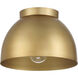 Erling 1 Light 10 inch Luxe Gold Flush Mount Ceiling Light, Medium