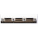 Briarwood 4 Light 34.75 inch Antique Bronze Bath Vanity Wall Light
