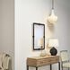 Contrast 36 X 24 inch Black and Off White Mirror