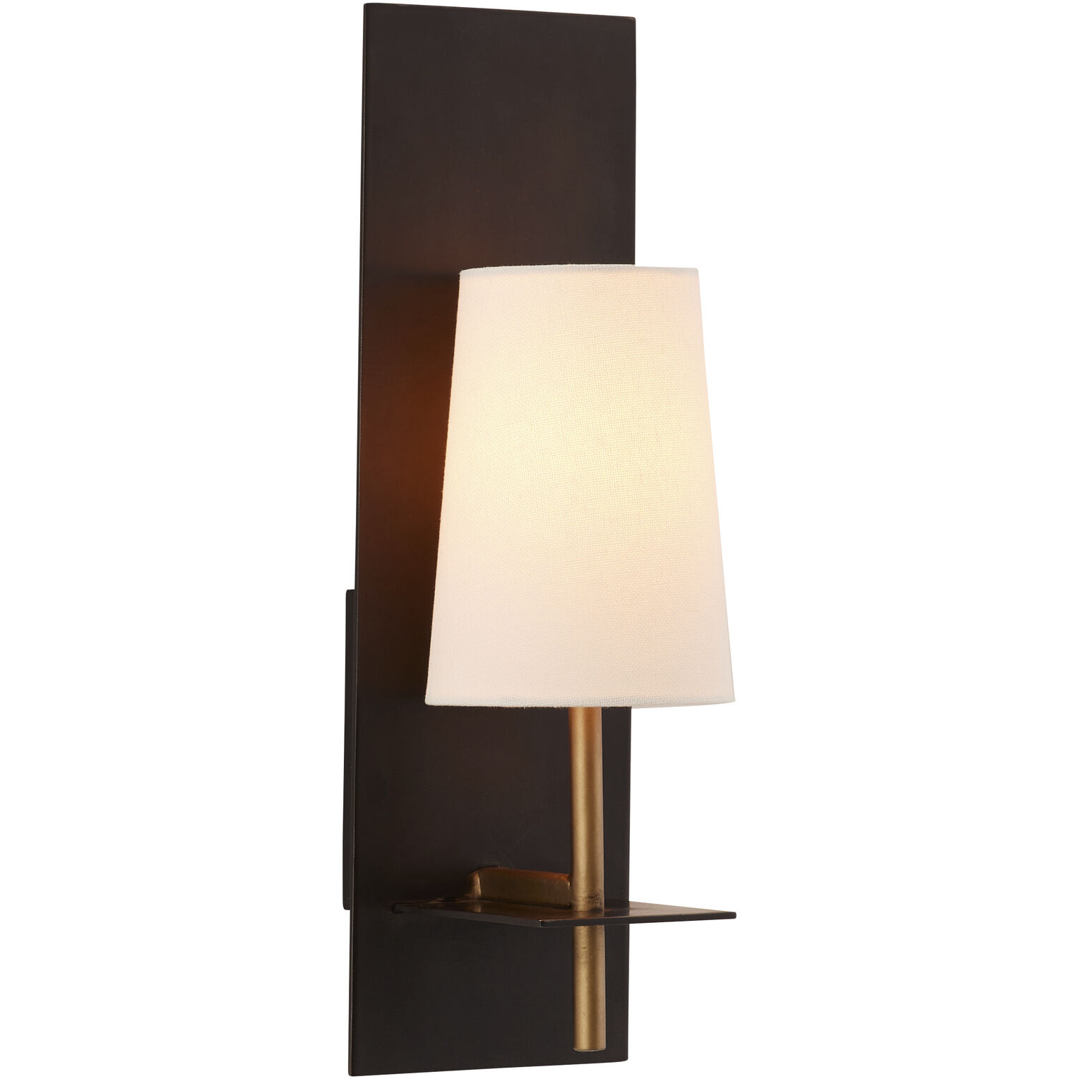 Neo 1 Light 8 inch Blackened Iron Sconce Wall Light