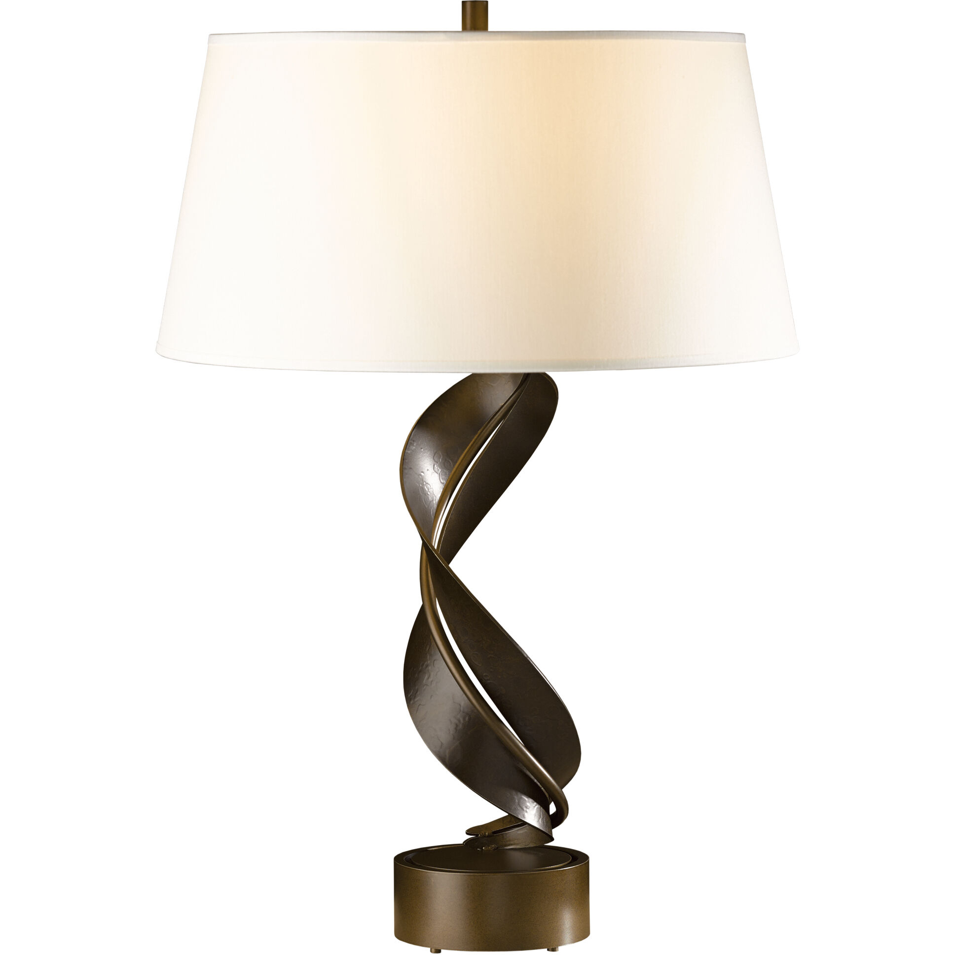 Folio 25.1 inch 100 watt Bronze Table Lamp Portable Light in Natural Anna